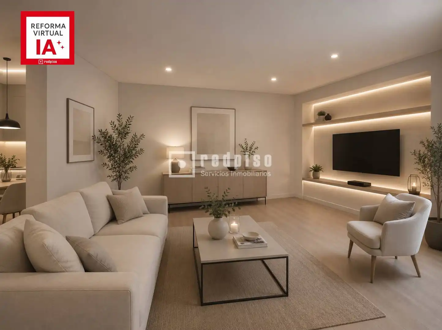 Sala d'estar de Loft en venda en San Sebastián de los Reyes amb Aire condicionat
