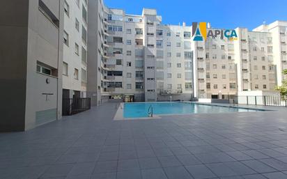 Exterior view of Flat for sale in Algeciras  with Terrace and Furnished