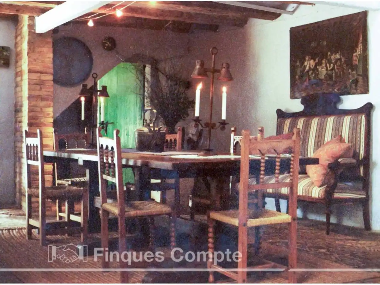 Dining room of Country homes for sale in El Vendrell  with Private garden, Terrace and Swimming Pool
