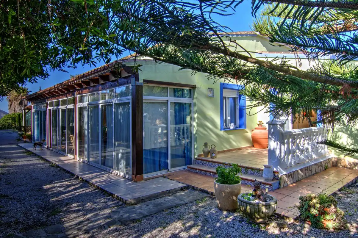Garden of Houses for sale in Benitachell / El Poble Nou de Benitatxell  with Air Conditioner, Heating and Private garden