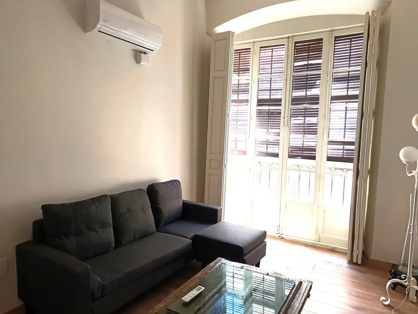 Sala de estar de Piso de alquiler en Málaga con Aire acondicionado y Amueblado