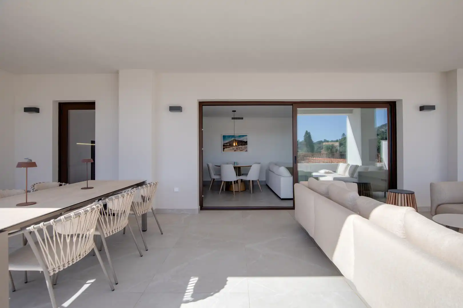 Terraza de Apartamento en venta en Istán con Aire acondicionado, Terraza y Piscina
