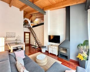 Living room of Duplex for sale in Ribes de Freser  with Heating, Terrace and Storage room