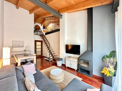 Living room of Duplex for sale in Ribes de Freser  with Heating, Terrace and Storage room