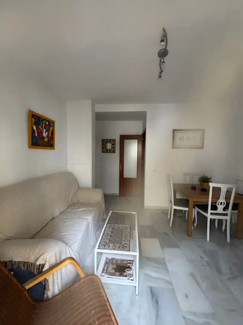 Sala d'estar de Pis en venda en Sanlúcar de Barrameda amb Aire condicionat, Terrassa i Moblat