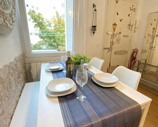 Dining room of Flat to rent in  Madrid Capital  with Air Conditioner, Heating and Furnished