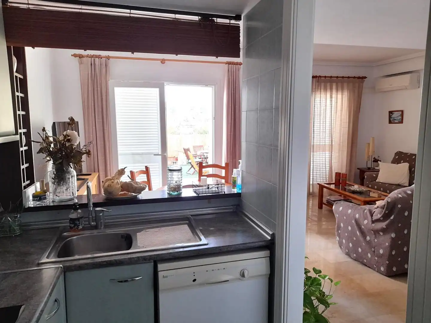 Cocina de Dúplex en venta en Alcúdia con Aire acondicionado, Calefacción y Jardín privado