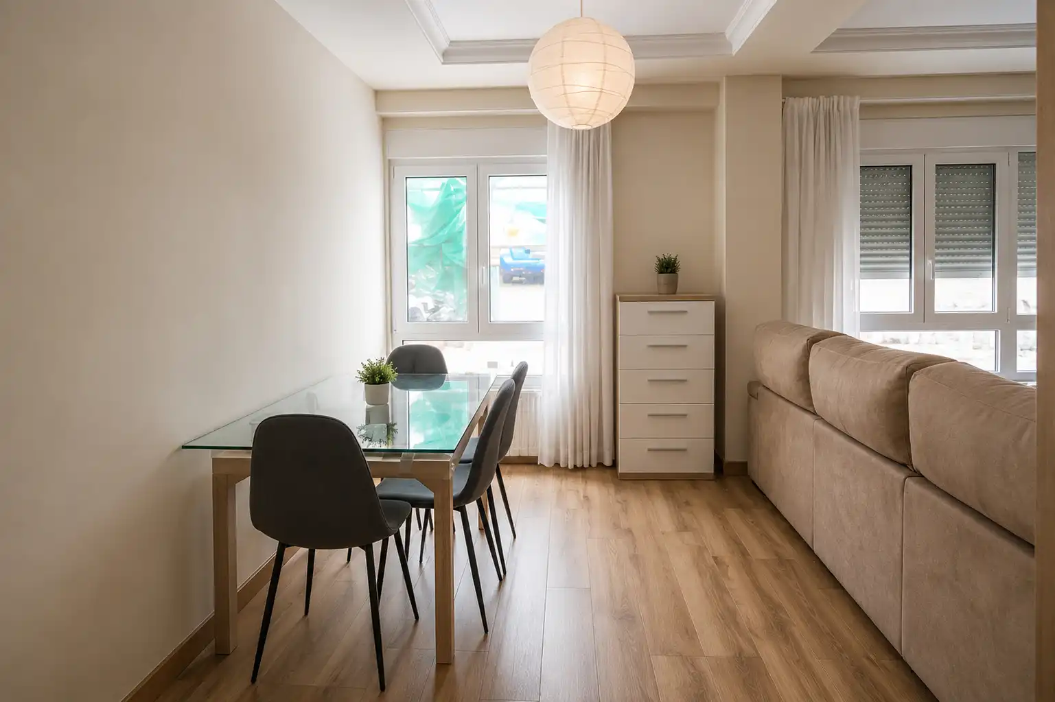 Living room of Flat for rent in Santander  with Heating, Furnished and Oven