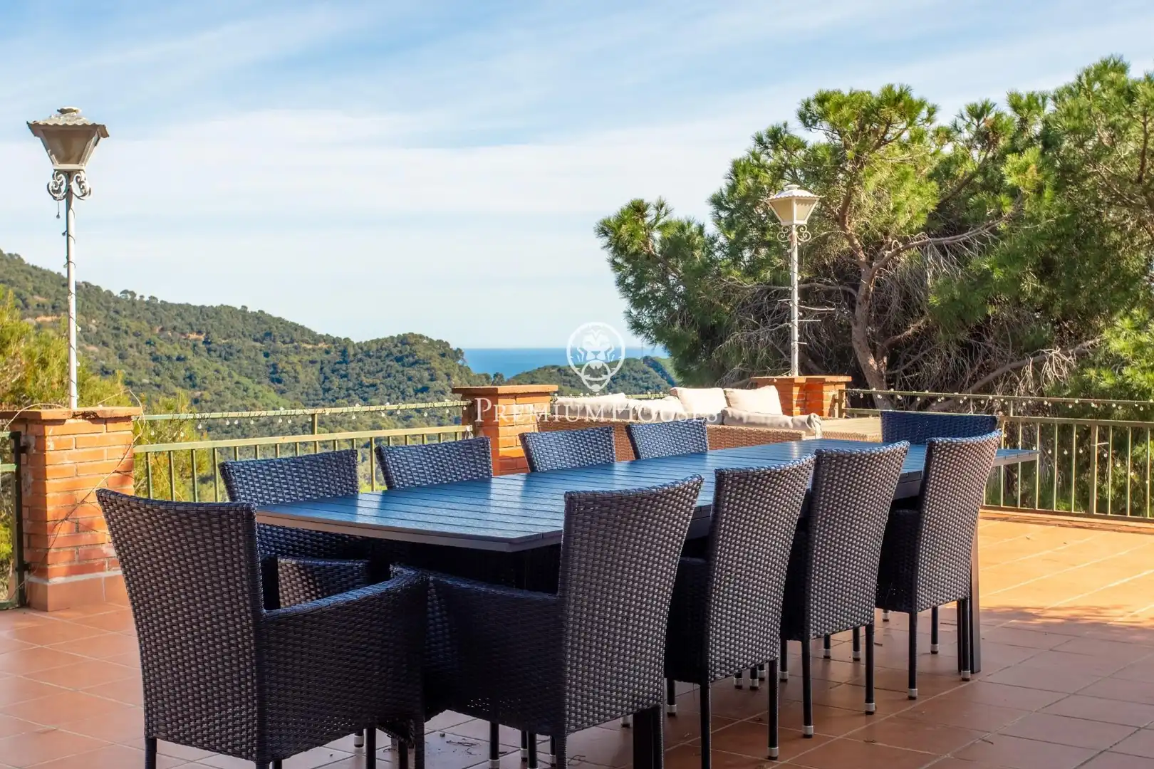 Terraza de Casa o chalet de alquiler en Sant Cebrià de Vallalta con Aire acondicionado, Calefacción y Terraza