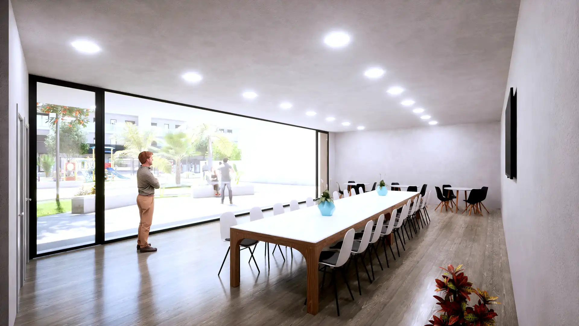 Dining room of Flat for rent in La Rinconada  with Air Conditioner, Heating and Terrace