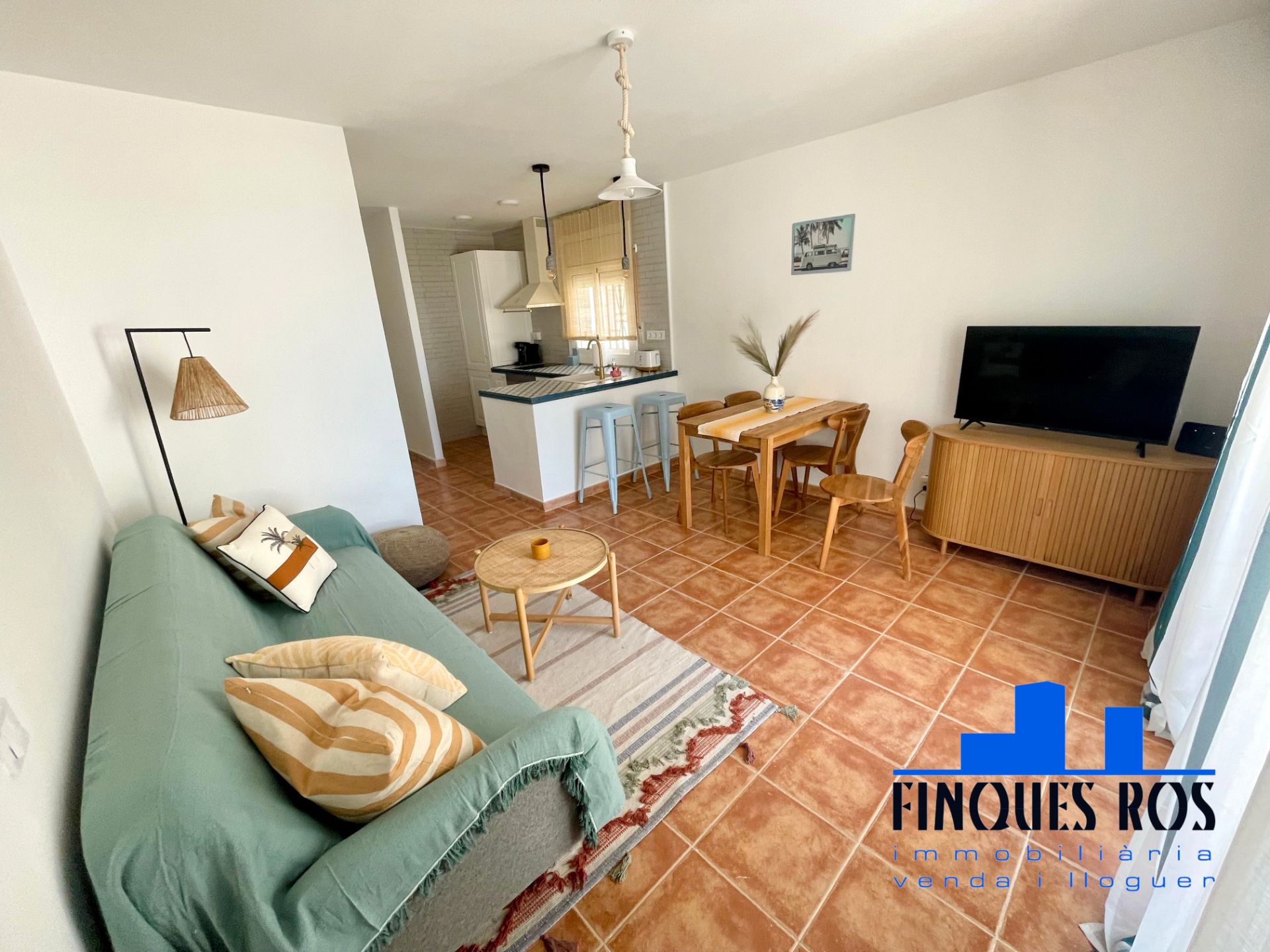 Sala d'estar de Apartament de lloguer en Vinaròs amb Aire condicionat, Calefacció i Terrassa
