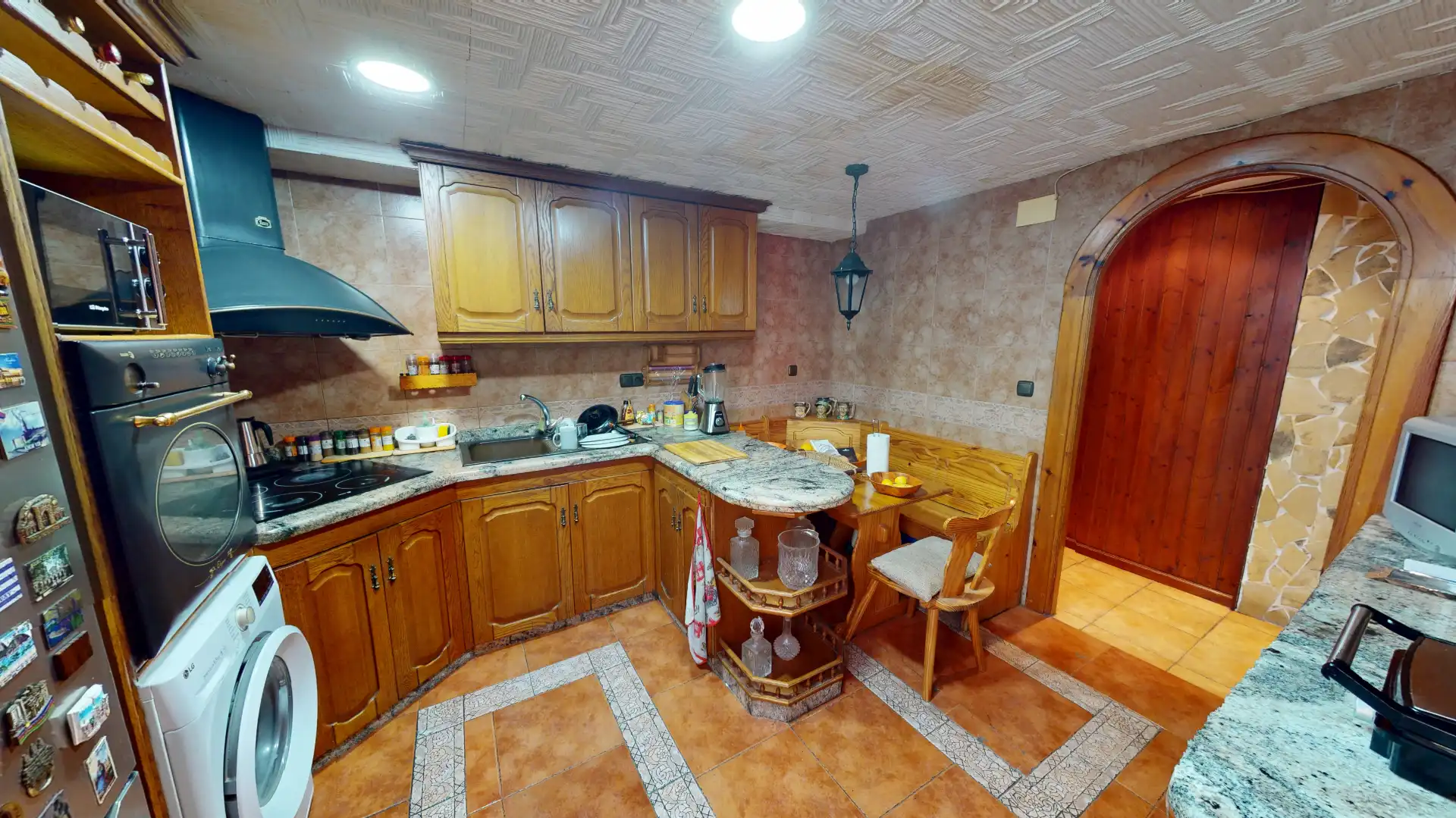 Cocina de Piso en venta en Elche / Elx con Aire acondicionado, Amueblado y Horno