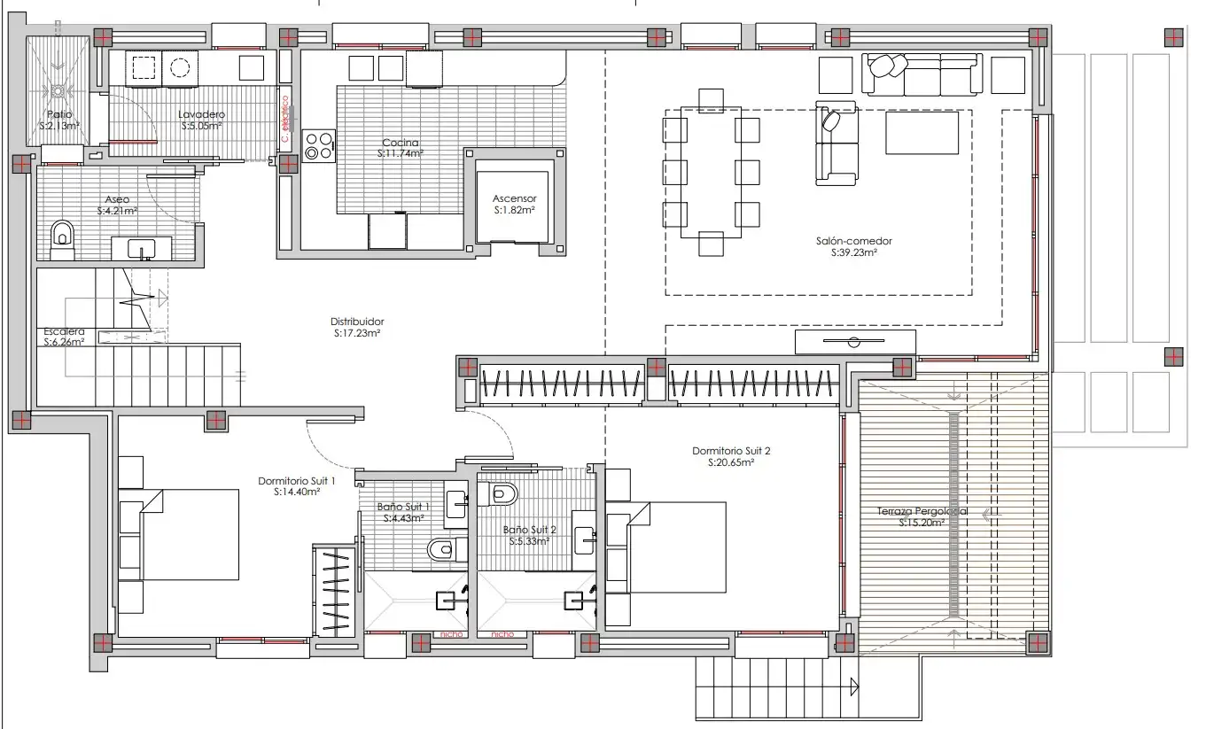 Villa mit Pool zum Verkauf in La Fustera, imagen 40
