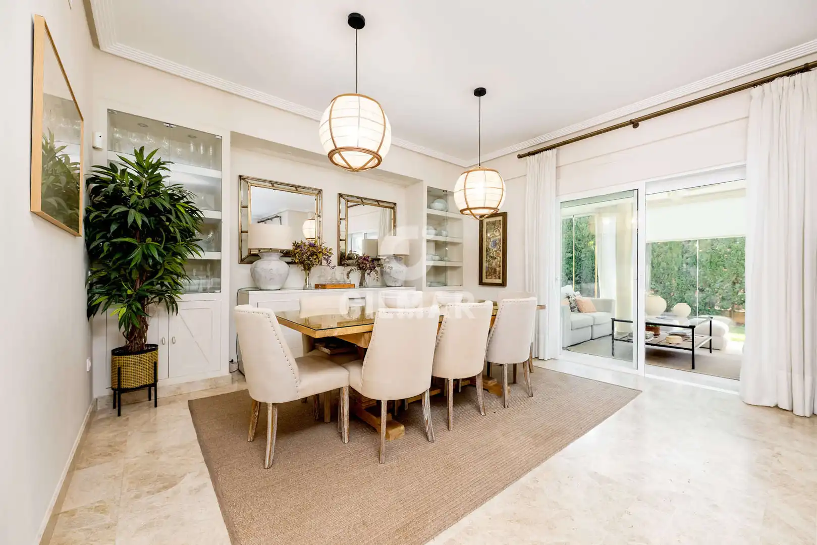Dining room of Houses for sale in Montequinto  with Heating, Private garden and Swimming Pool