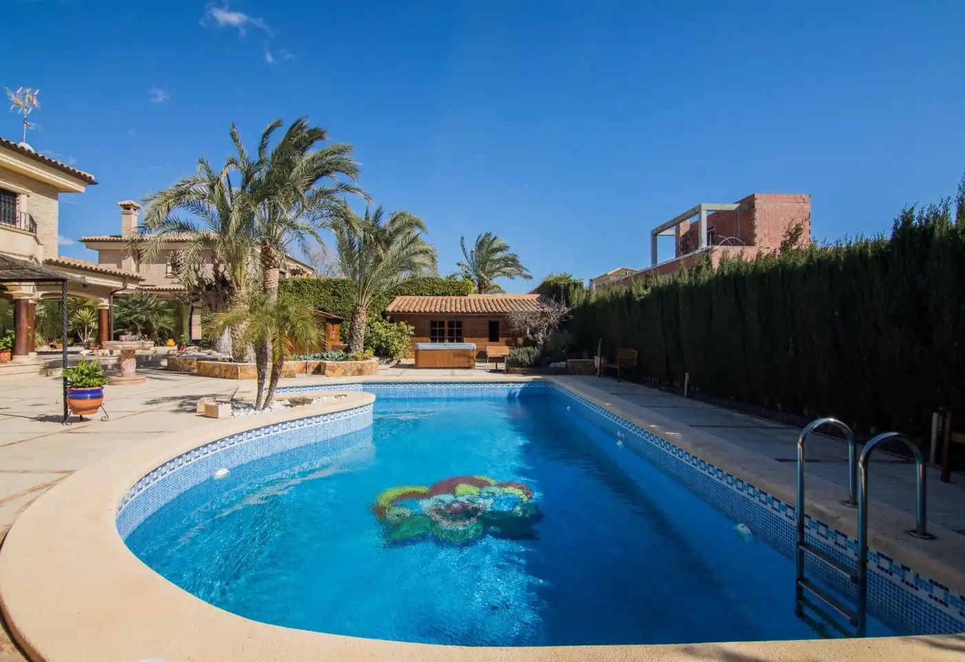 Swimming pool of Houses for sale in Elche / Elx  with Air Conditioner, Private garden and Terrace