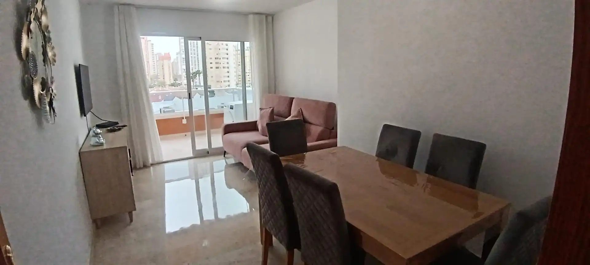 Sala de estar de Apartamento en venta en Benidorm con Aire acondicionado, Calefacción y Terraza