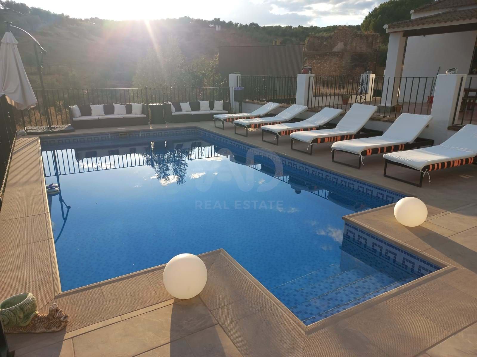 Swimming pool of Country house for sale in Hornachuelos  with Air Conditioner, Heating and Terrace