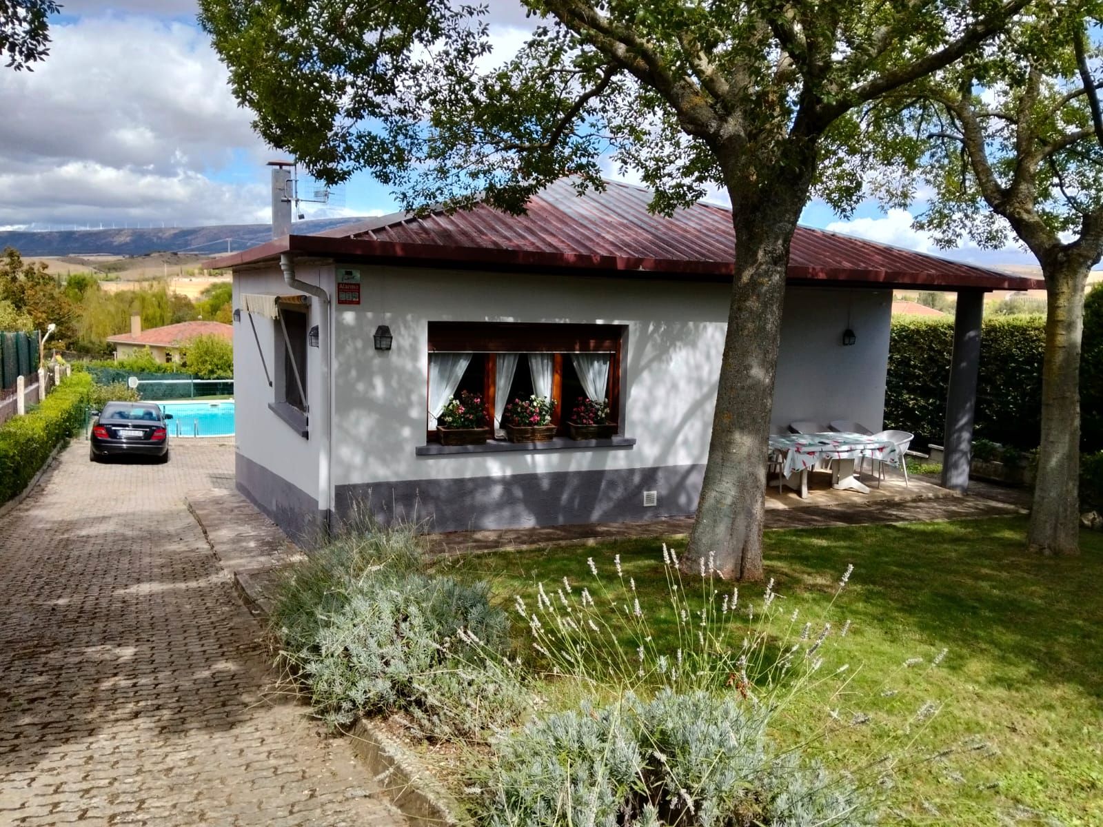 Jardín de Casa o chalet en venta en Enériz / Eneritz con Calefacción, Jardín privado y Piscina