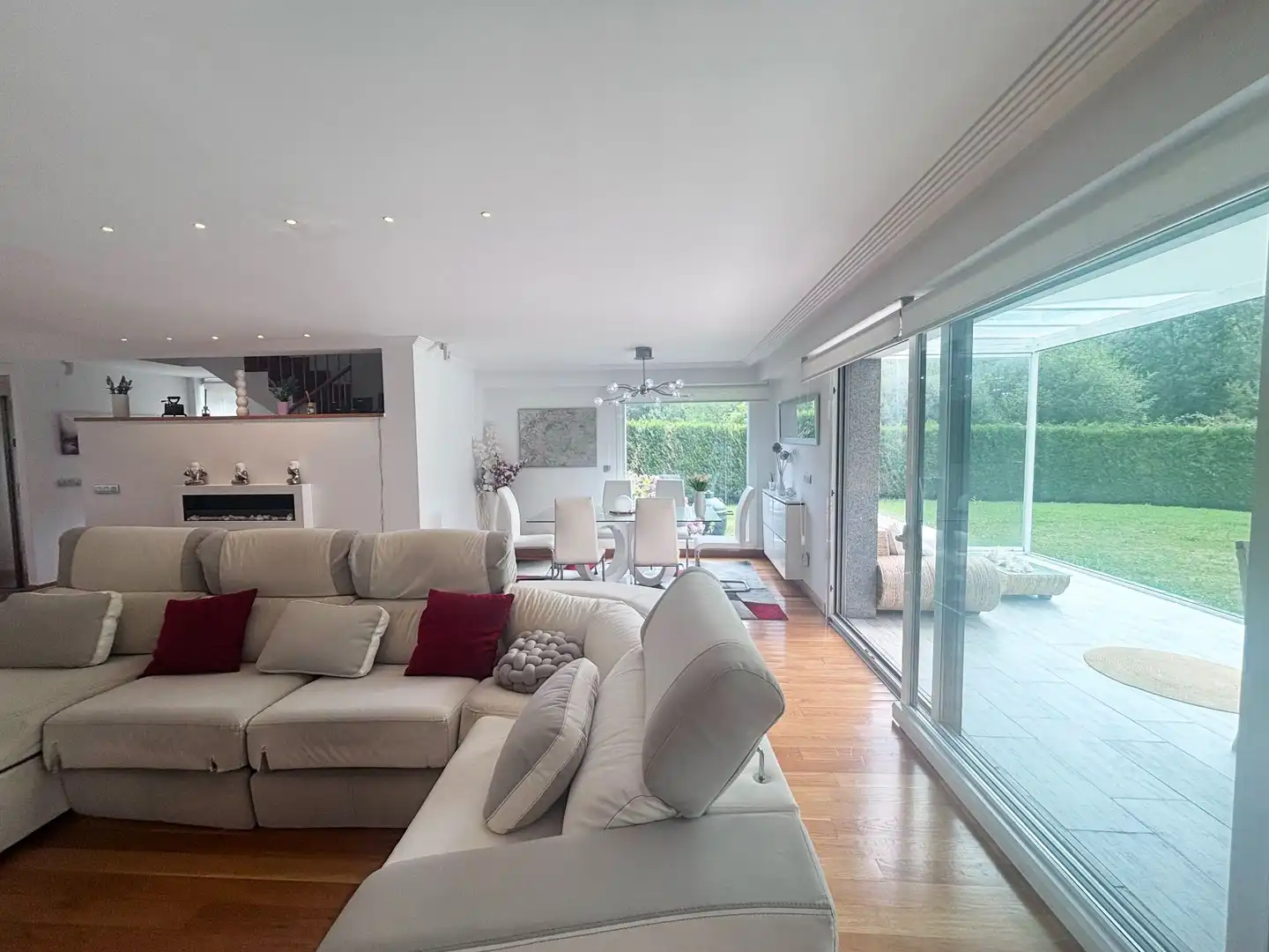 Sala de estar de Casa o chalet en venta en Hondarribia con Calefacción, Jardín privado y Terraza