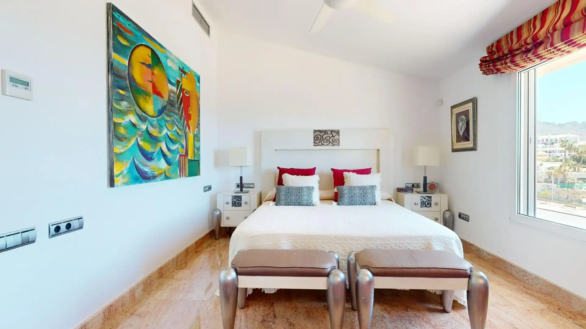 Dormitori de Casa o xalet en venda en Águilas amb Aire condicionat, Jardí privat i Terrassa