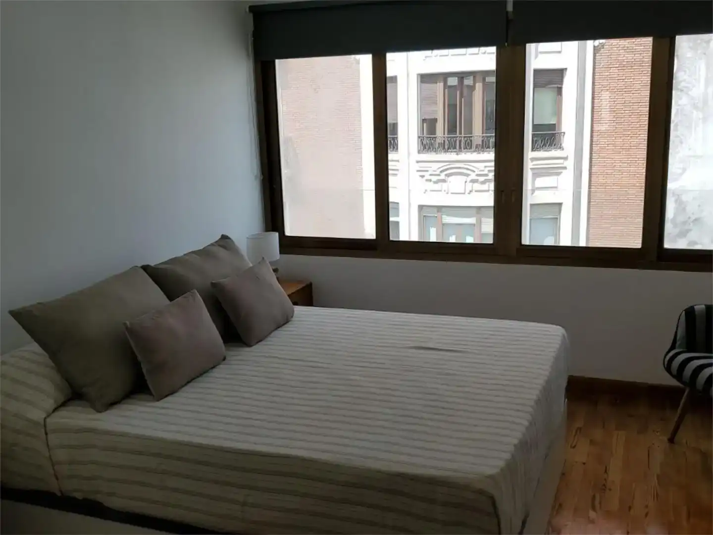 Schlafzimmer von Wohnung zur Miete in  Valencia Capital mit Klimaanlage