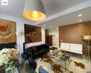 Living room of Flat for sale in Burgos Capital  with Heating, Terrace and Storage room