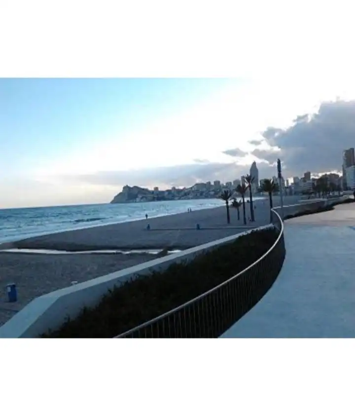 Vista exterior de Apartament en venda en Benidorm amb Aire condicionat, Terrassa i Moblat