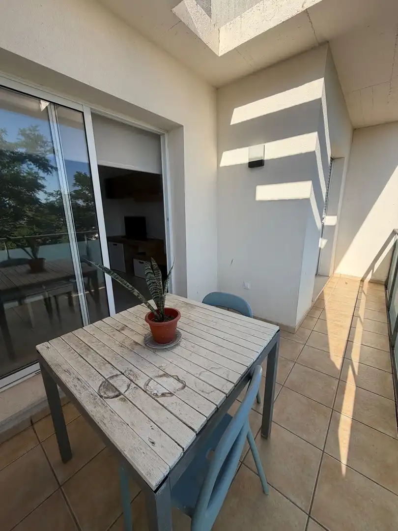 Balcony of Flat for rent in Algeciras  with Terrace, Furnished and Community pool