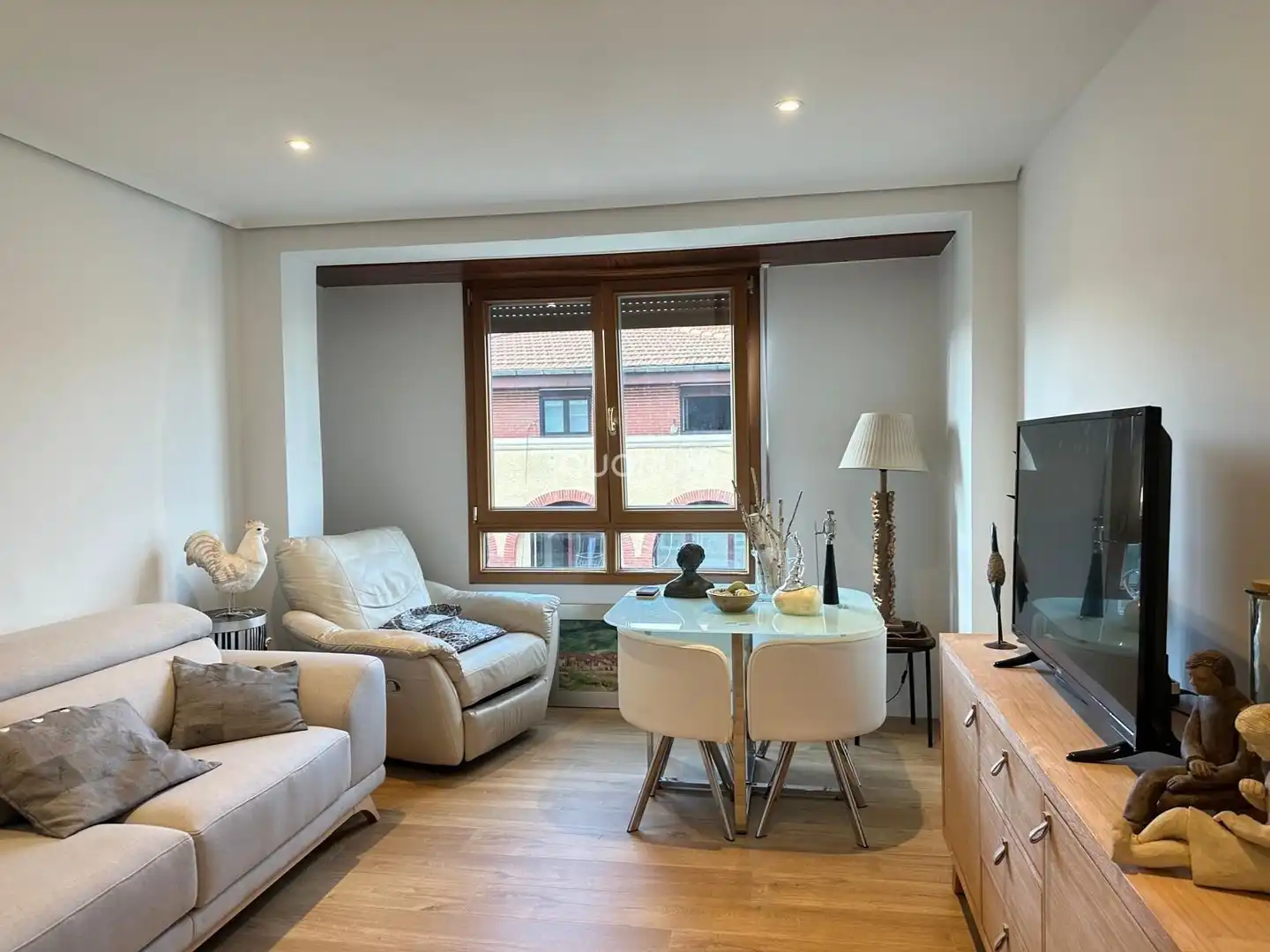 Sala de estar de Piso en venta en Getxo  con Calefacción, Terraza y Amueblado