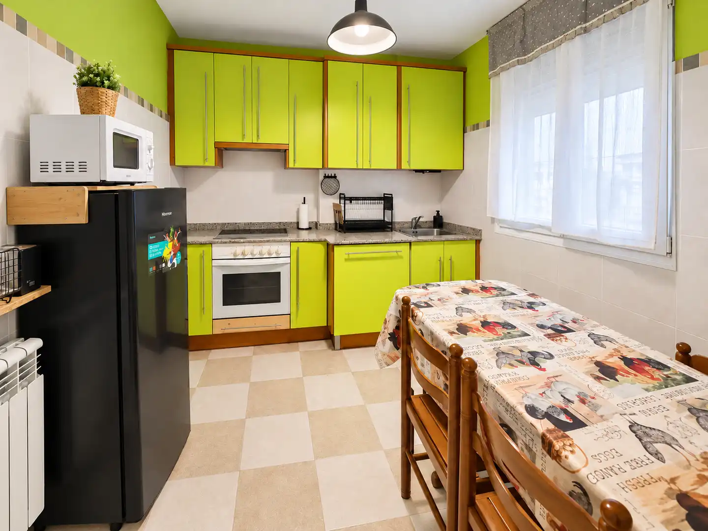 Cocina de Piso de alquiler en Santander con Calefacción, Amueblado y Horno