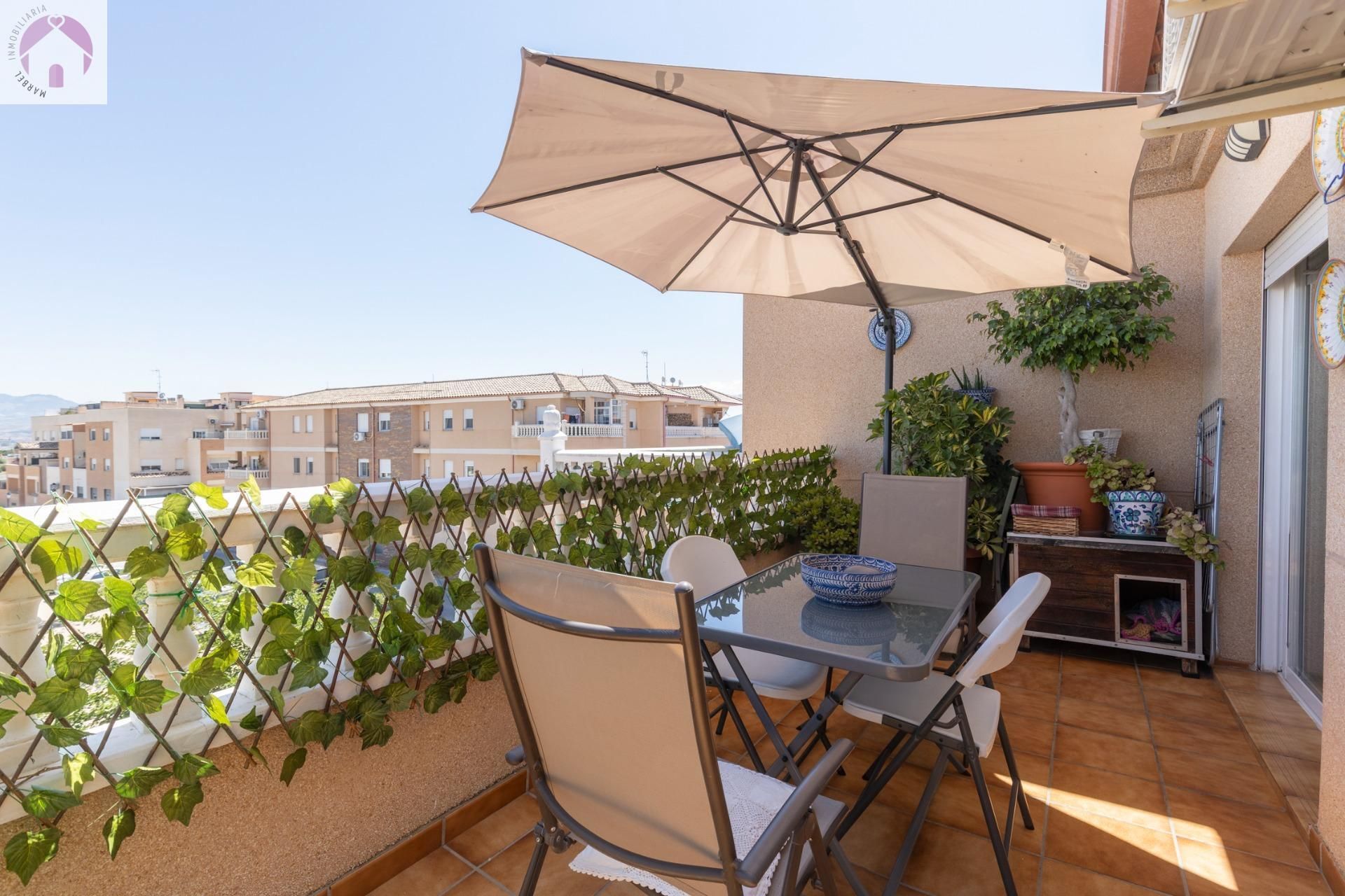 Terrasse von Wohnung zum verkauf in Las Gabias mit Klimaanlage, Terrasse und Abstellraum