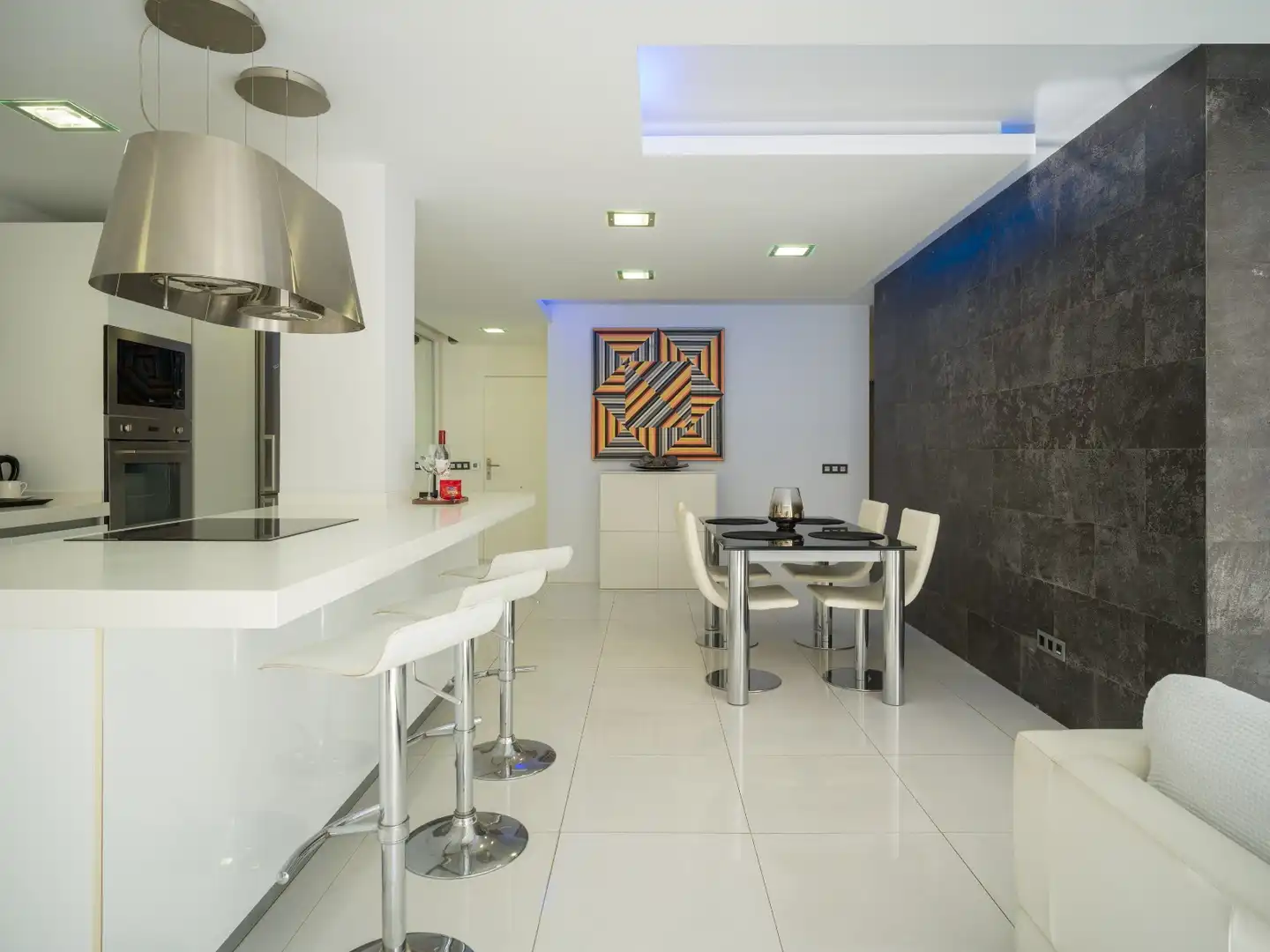 Kitchen of Flat for rent in Las Palmas de Gran Canaria  with Air Conditioner, Furnished and Oven