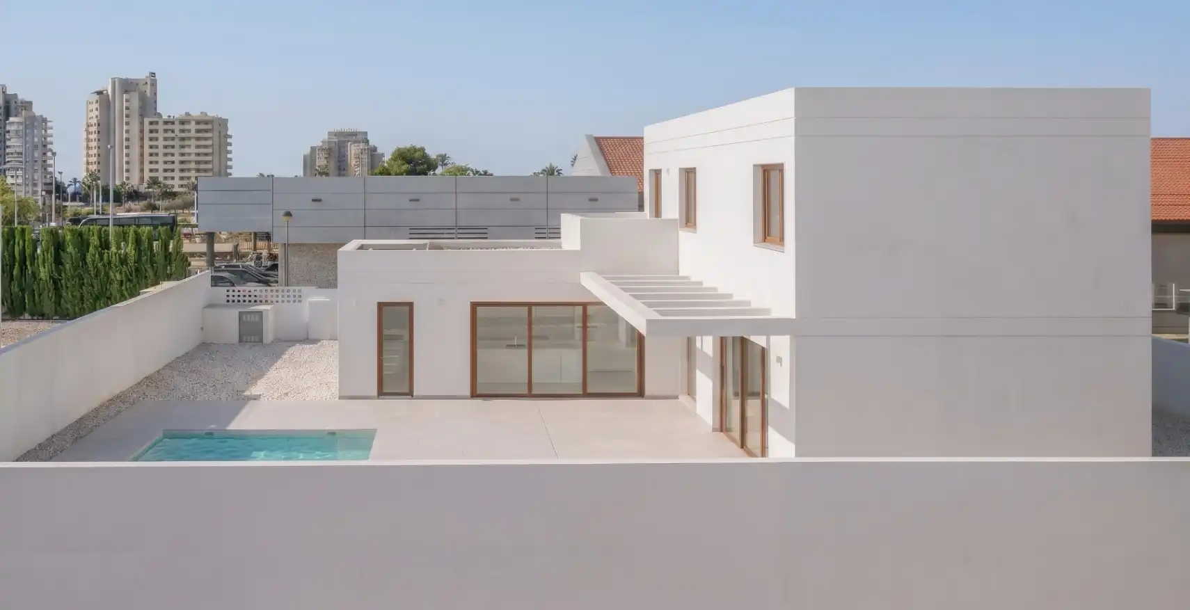 Vista exterior de Casa o chalet en venta en Calpe / Calp con Aire acondicionado, Jardín privado y Terraza