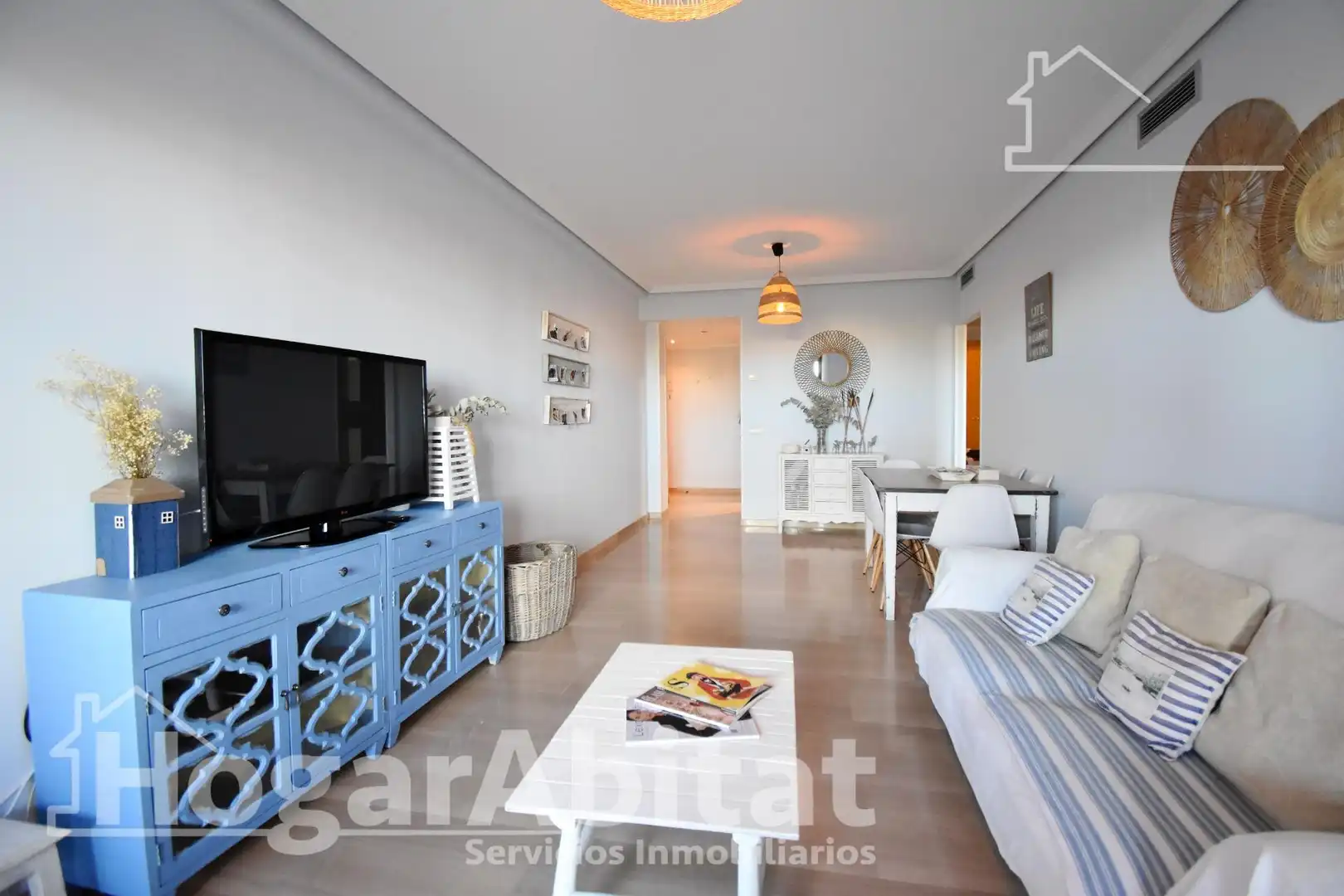 Living room of Flat for sale in Dénia  with Private garden, Terrace and Furnished