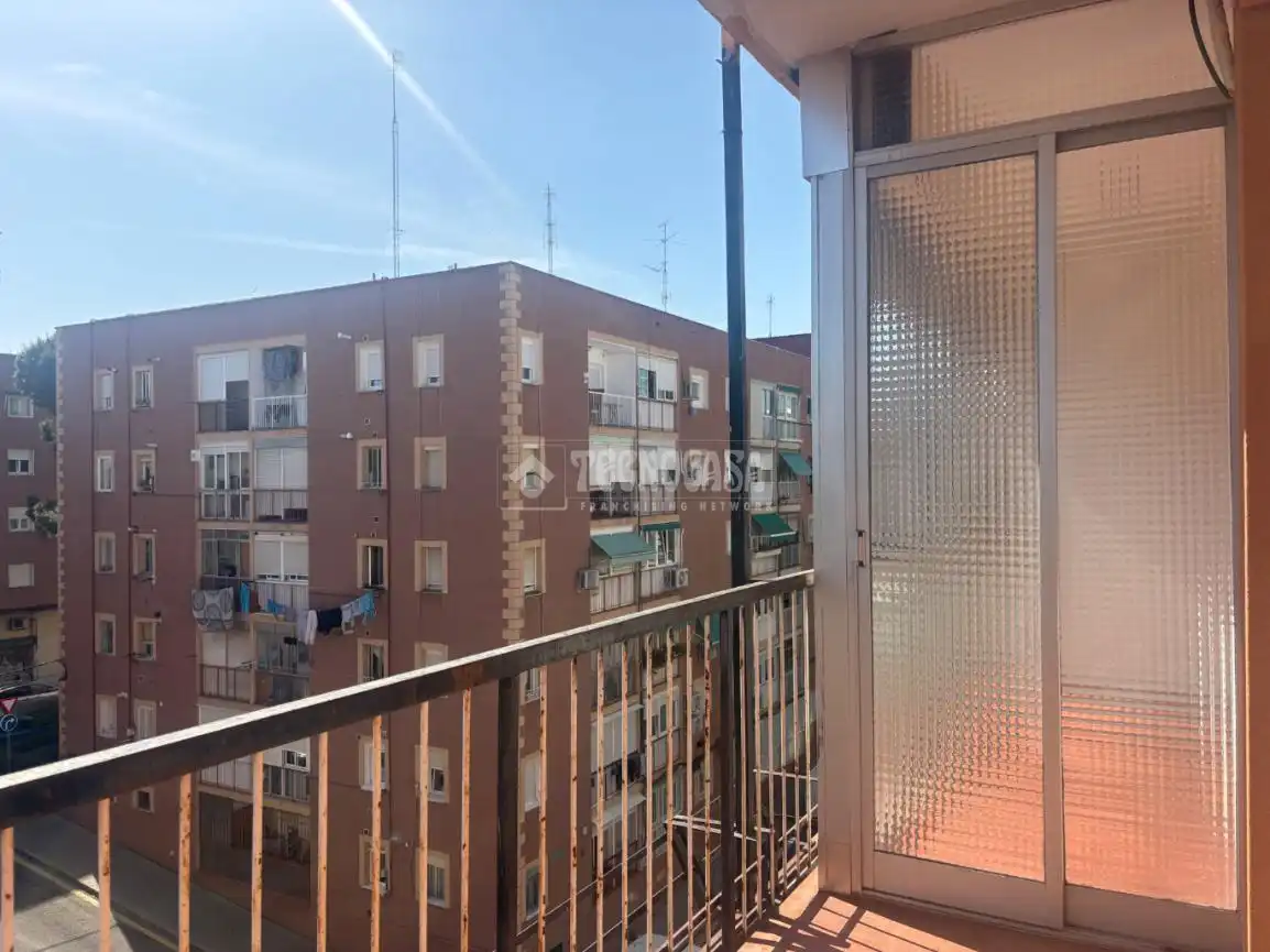 Terraza de Piso de alquiler en Madrid