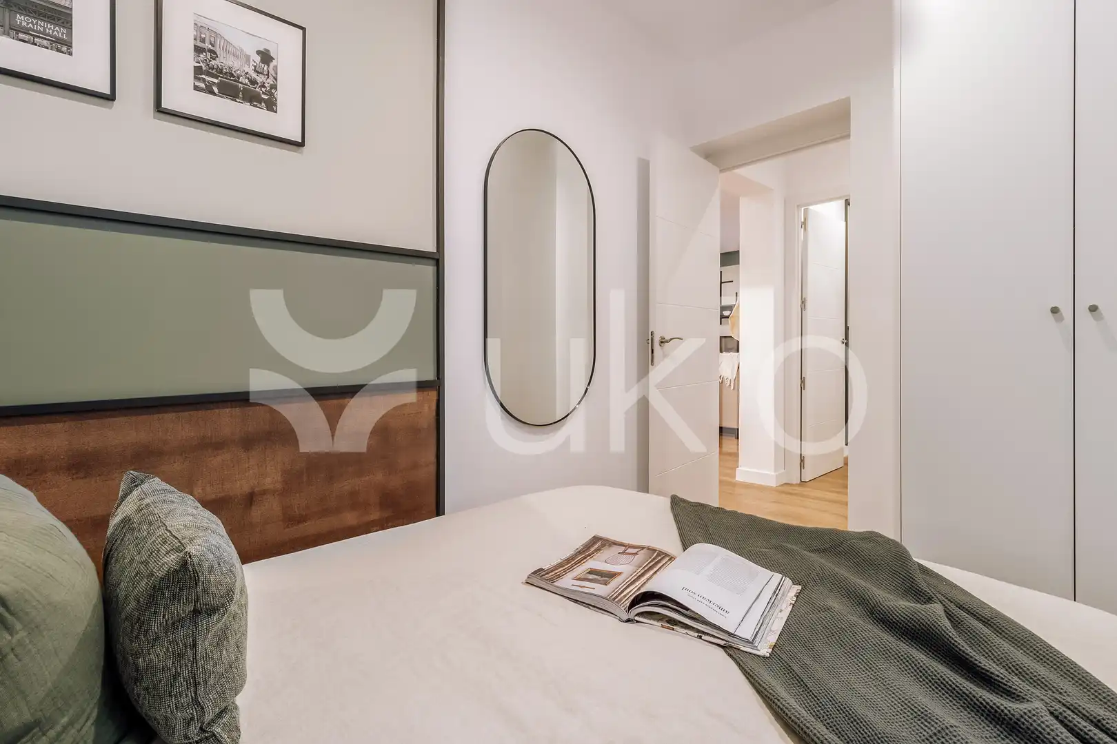 Bedroom of Apartments for rent in Madrid  with Air Conditioner, Heating and Furnished
