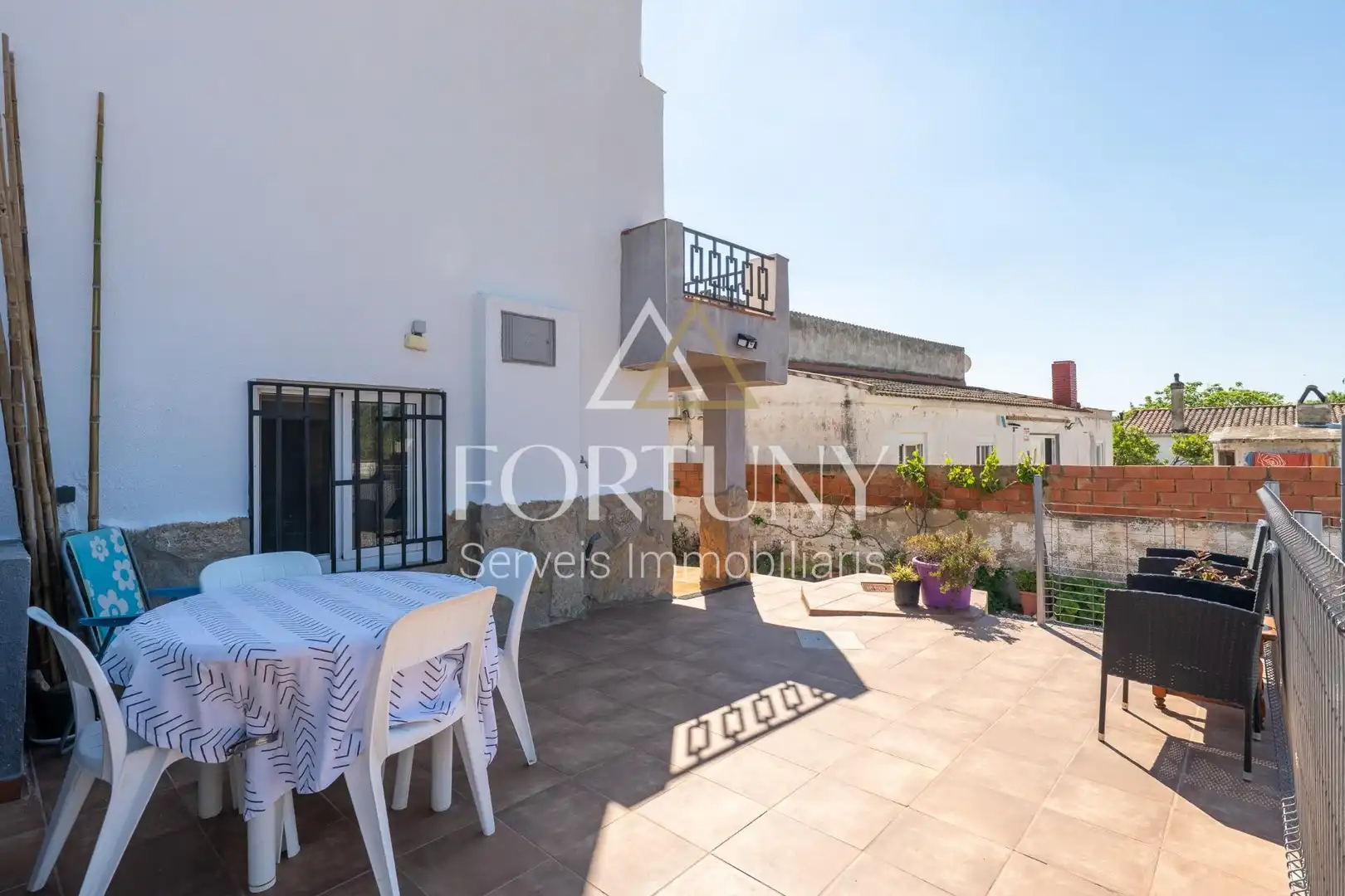Terrassa de Casa o xalet en venda en Alcover amb Aire condicionat, Jardí privat i Terrassa