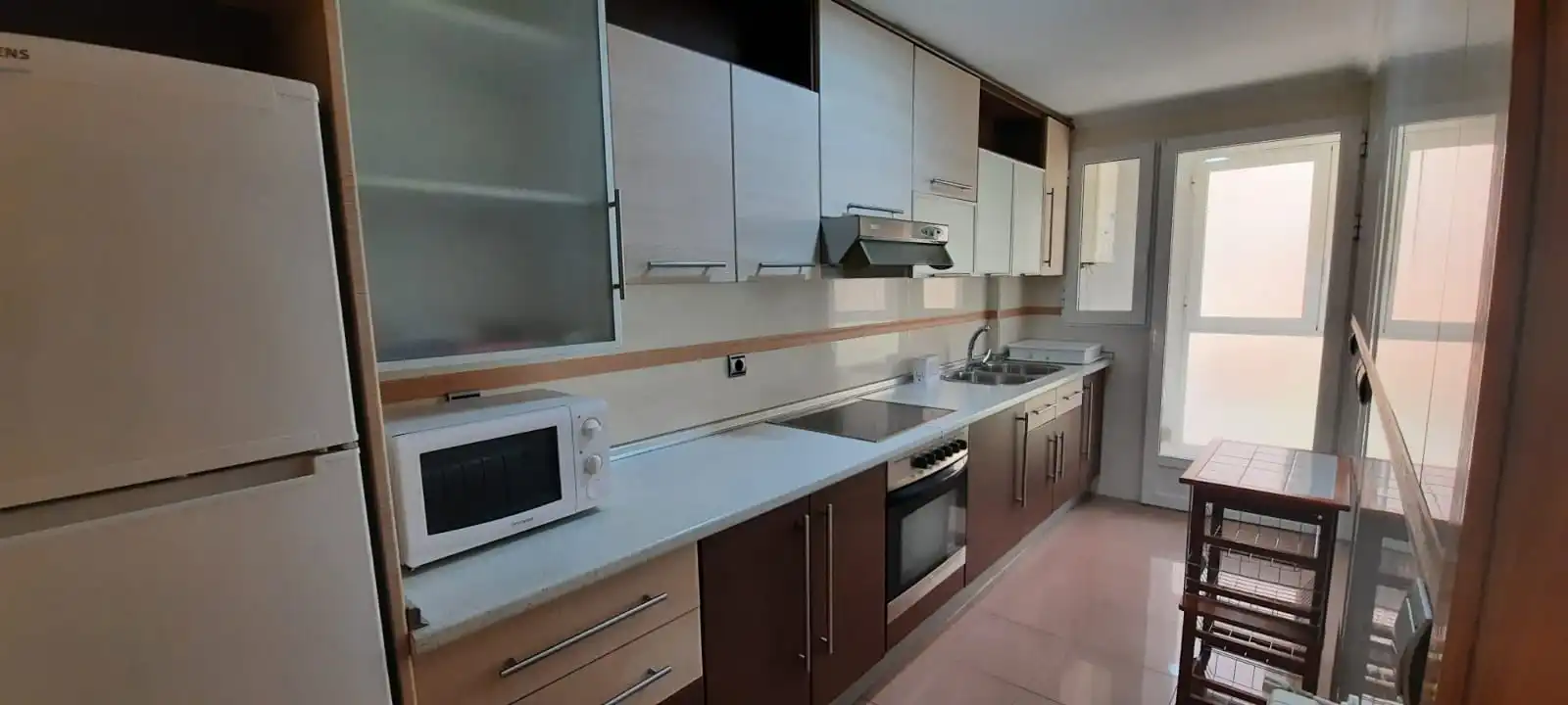 Cocina de Apartamento de alquiler en Albacete con Aire acondicionado, Calefacción y Parquet