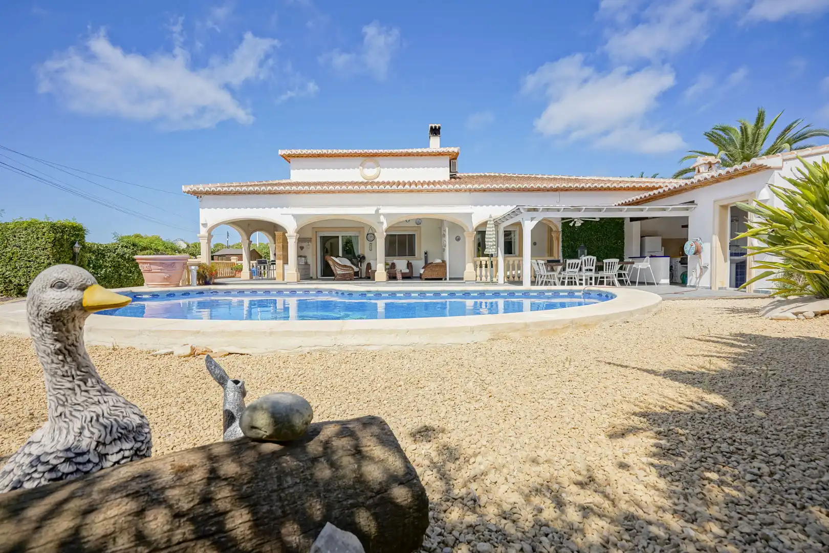 Exterior view of Houses for sale in Jávea / Xàbia  with Heating, Terrace and Swimming Pool