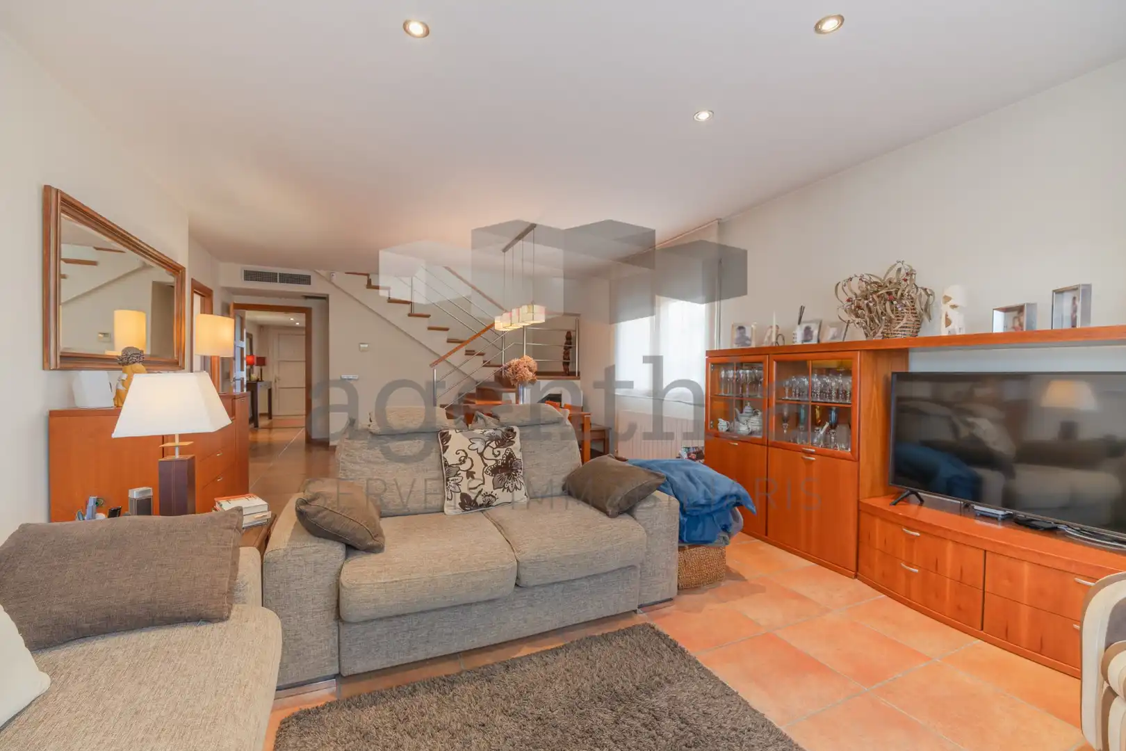 Sala de estar de Casa o chalet en venta en Quart con Aire acondicionado, Calefacción y Piscina