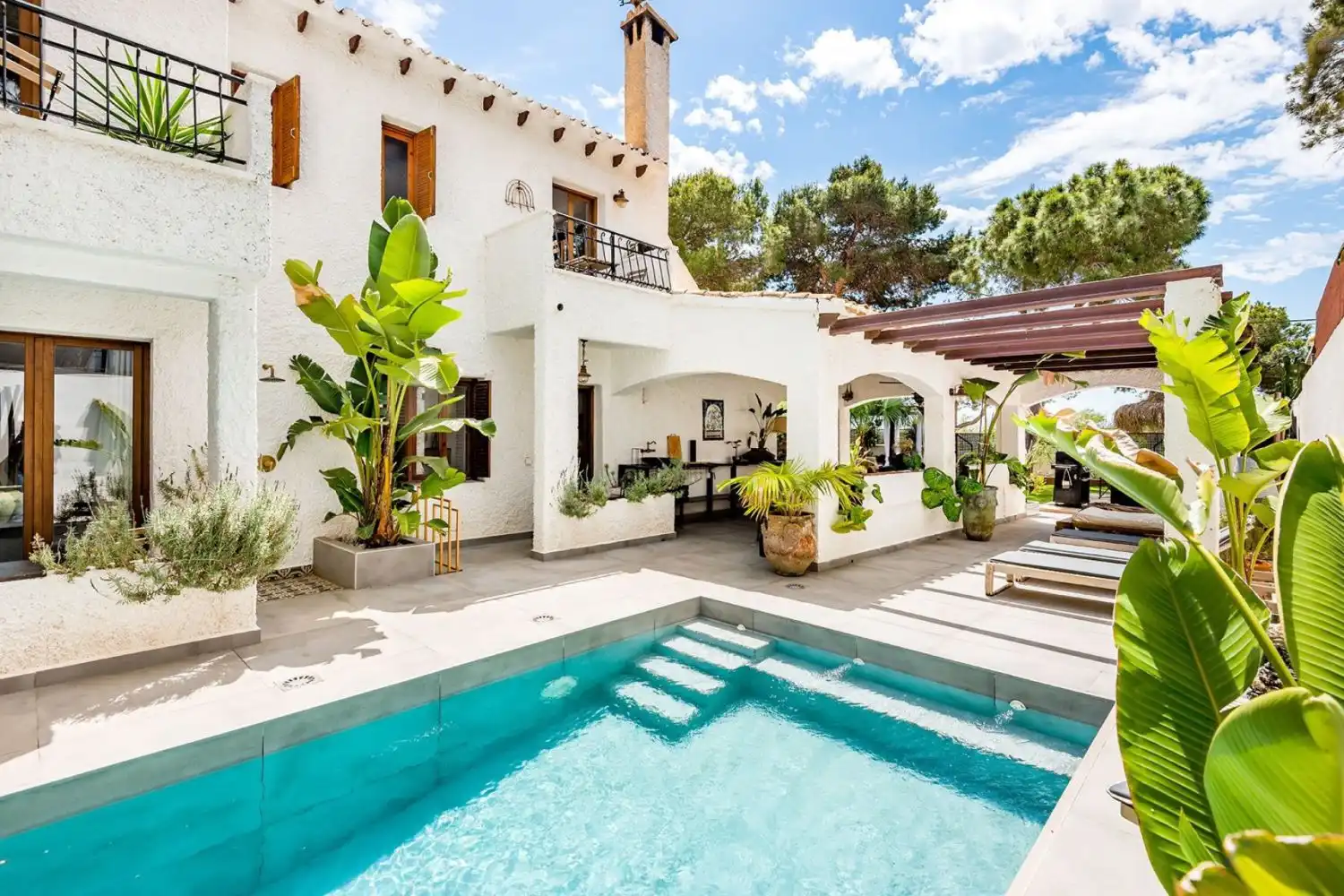 Piscina de Casa adosada en venta en Orihuela con Jardín privado, Terraza y Trastero