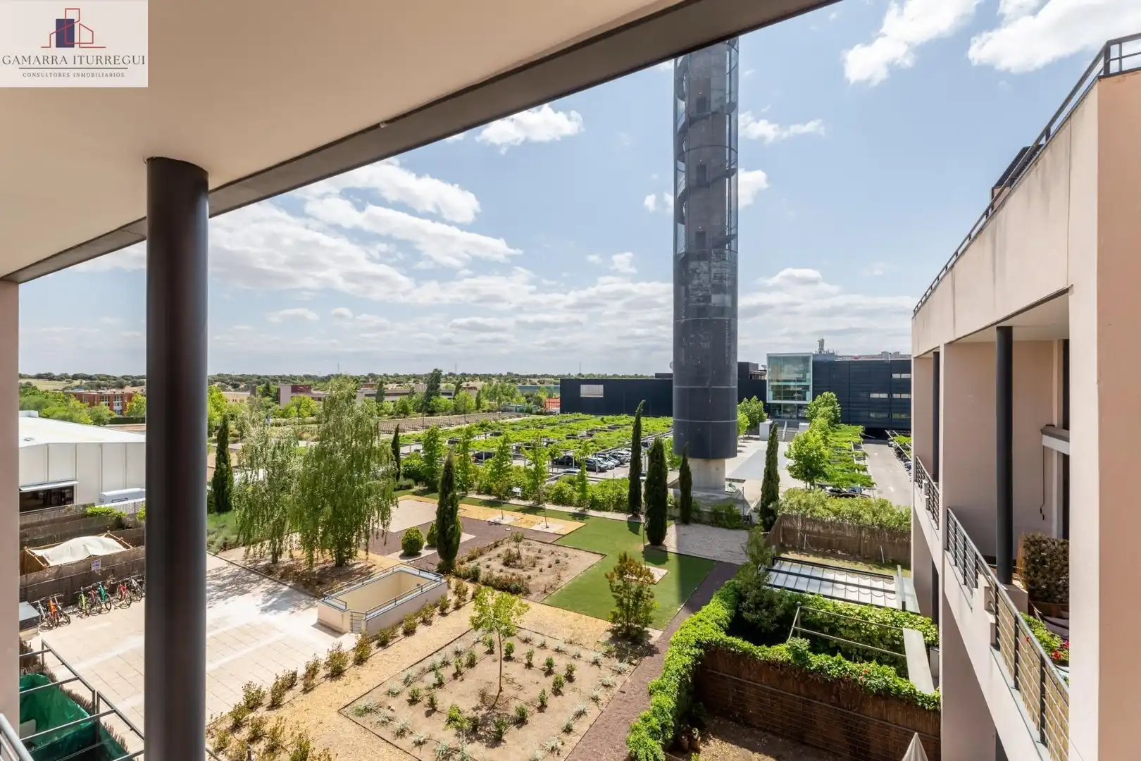 Terraza de Loft de alquiler en Tres Cantos con Aire acondicionado, Amueblado y Balcón