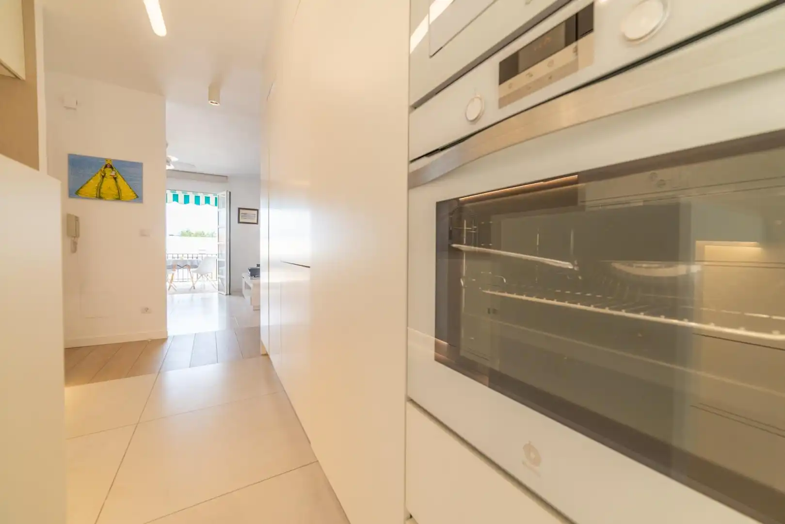 Küche von Wohnung zum Verkauf in San Javier mit Klimaanlage, Terrasse und Abstellraum