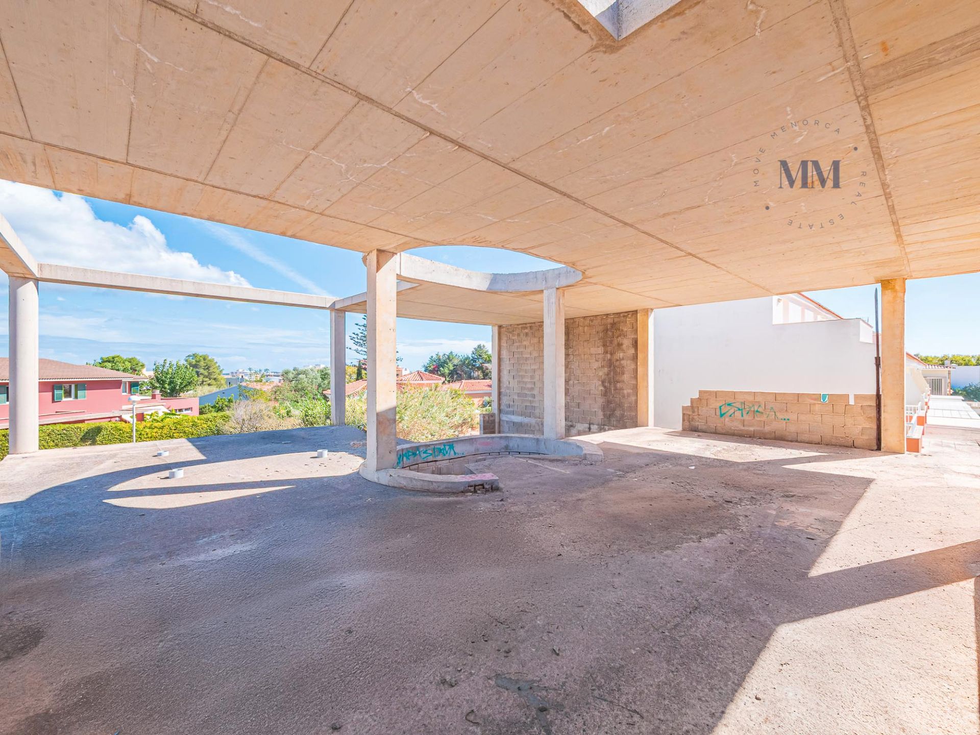 Vista exterior de Casa o xalet en venda en Maó amb Jardí privat, Terrassa i Piscina