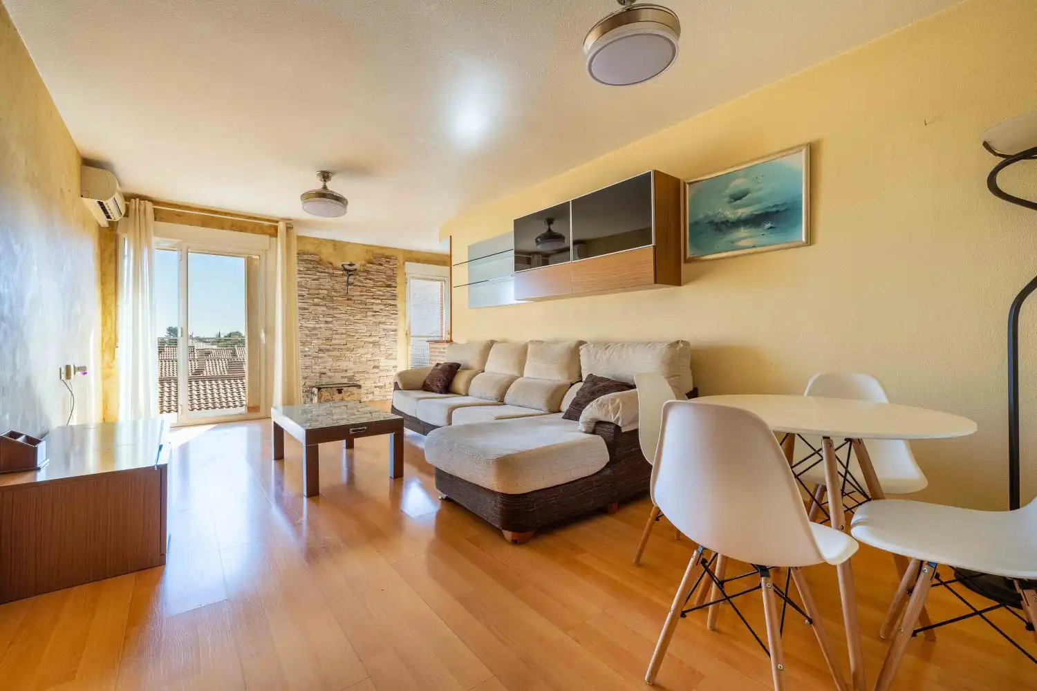 Living room of Flat for sale in Murcia  with Air Conditioner, Heating and Furnished