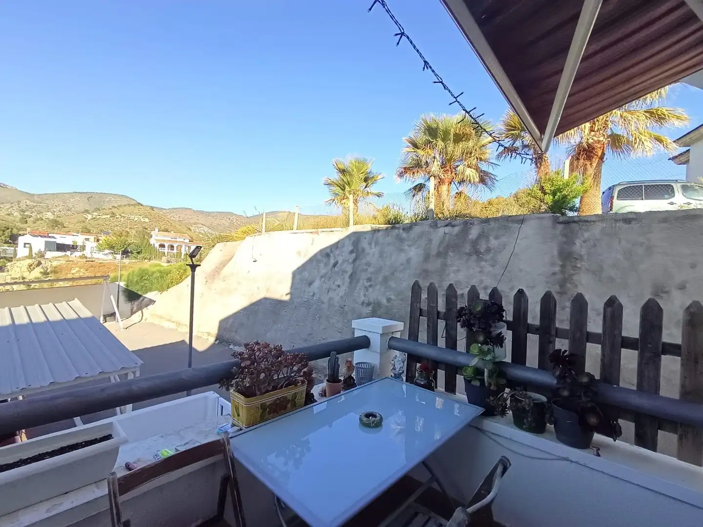 Terrasse von Einfamilien-Reihenhaus zum Verkauf in Petrer mit Klimaanlage, Heizung und Gemeinschaftspool