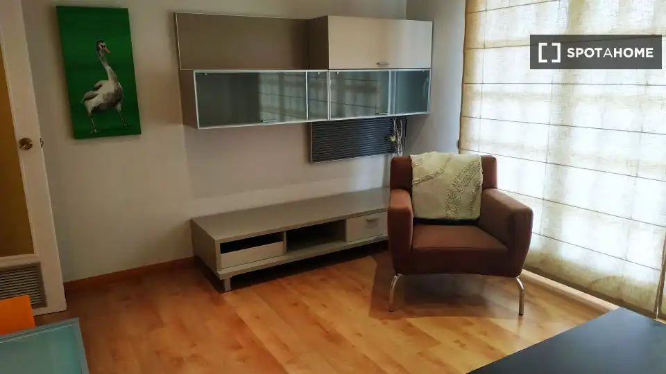 Living room of Flat for rent in Sant Cugat del Vallès  with Air Conditioner, Heating and Furnished