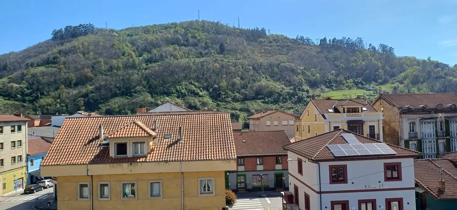 Exterior view of Flat for sale in Mieres (Asturias)  with Heating, Storage room and Swimming Pool