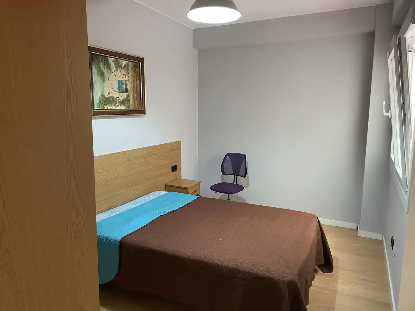 Bedroom of Flat for rent in Arteixo  with Parquet flooring and Furnished