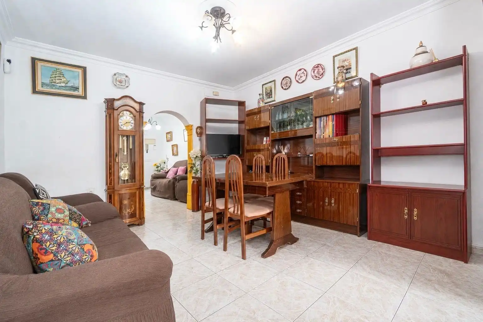 Sala de estar de Planta baja en venta en  Palma de Mallorca con Aire acondicionado, Calefacción y Jardín privado